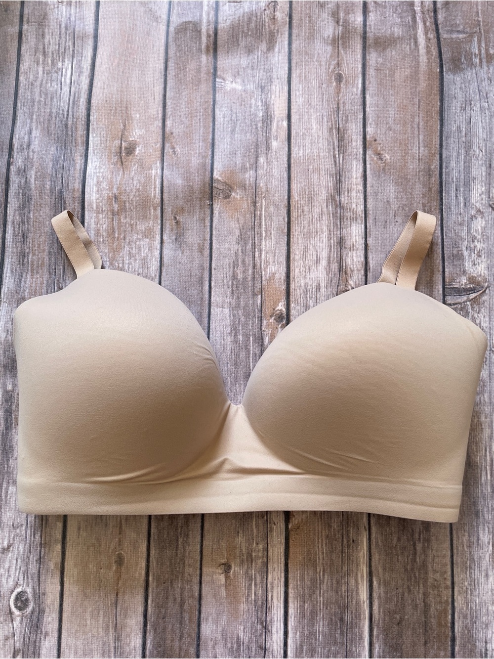 Soma Enbliss Wireless Bra Size 42DD Nude Soft Everyday Supportive T shirt comfy